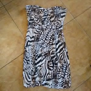 Animal print dress